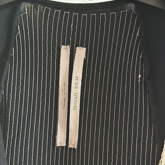 SOLD- RARE FIND Brand new Rick Owen cropped sequined jersey top - Picture 3 of 5